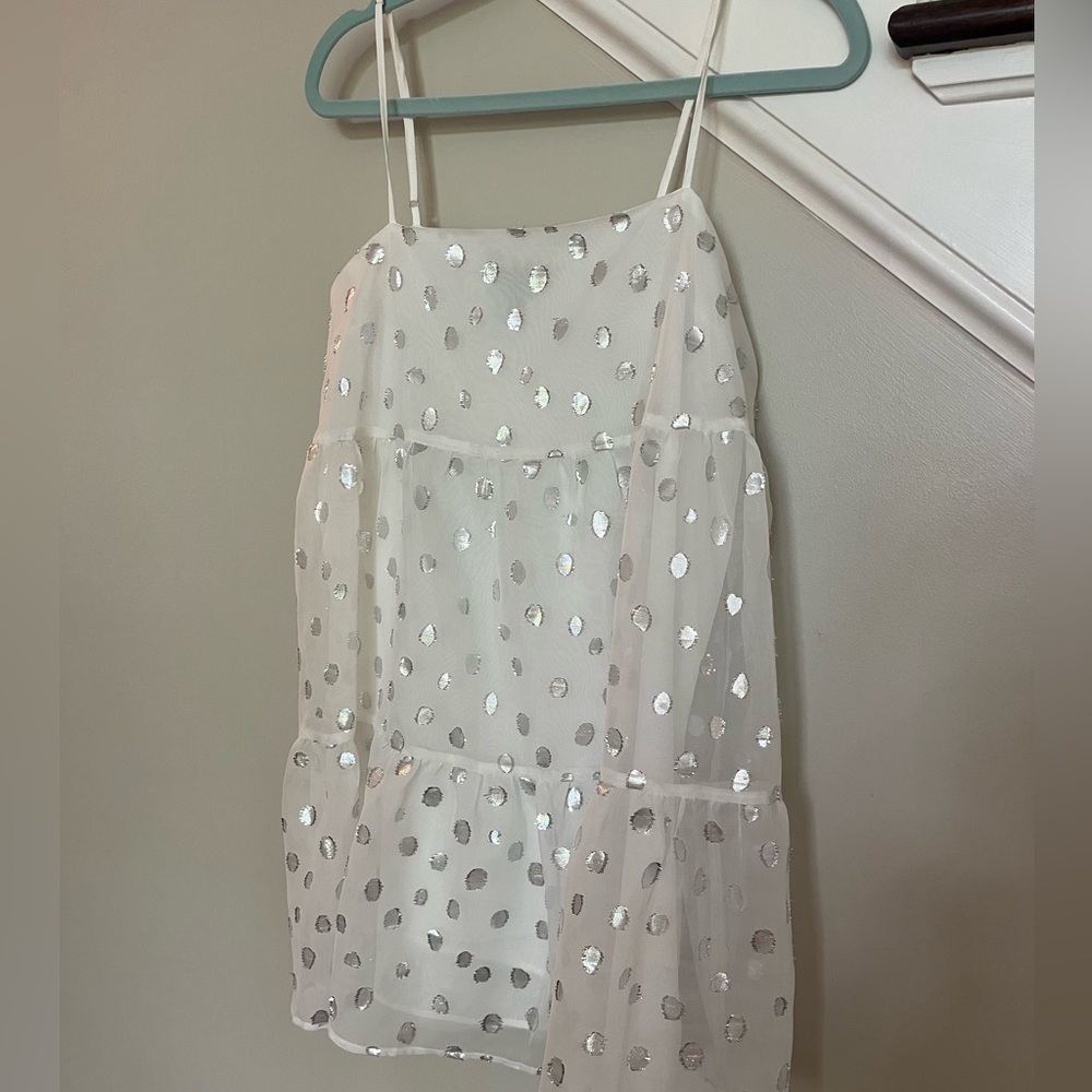NWOT Forever 21 sparkly flowy dress! Size L